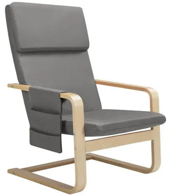 Produktbild von Ergonomischer Relaxsessel mit Baumwollbezug und Stauraum