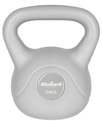 Produktbild von Kettlebell Rebel Active RBA-2322G-24 bituminös 24 kg Grau