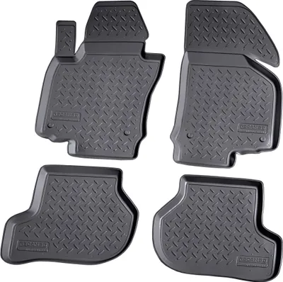 Zdjęcie produktu dla gumowe dywaniki podłogowe 3D do VW Jetta | Typ 1K | BJ 2005 - 2010 | idealne dopasowanie z krawędzią
