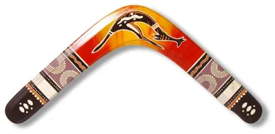 Obrázok produktu pre Bumerang Fan Drevený bumerang Falcon vpravo 38 cm na vonkajšiu zábavu