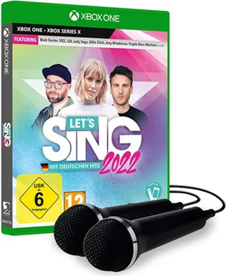 Produktbild von Xbox One Spiel Let's Sing 2022 mit deutschen Hits +2 Mikros