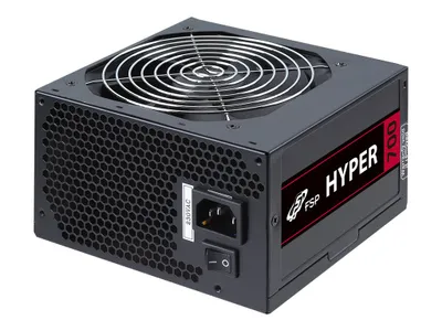 Produktbild von FSP/Fortron Hyper S, 700 W, 200 - 240 V, 50 - 60 Hz, 5 A, +12V,+3.3V,+5V,+5Vsb,-12V, Aktiv