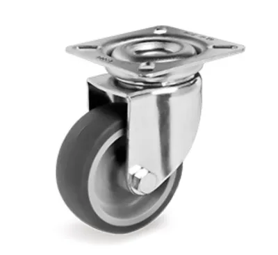 Produktbild von Industrierad mit Schwenkplatte mit 80 mm Durchmesser