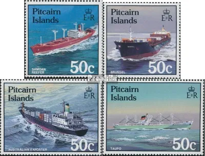 Produktbild von Briefmarken Pitcairn 1987 Mi 289-292 (kompl.Ausg.) postfrisch Schiffe