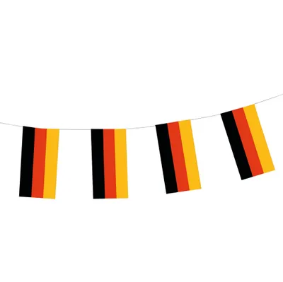 Produktbild von Papstar Flaggenkette, Papier 4 m Deutschland schwer entflammbar 10500