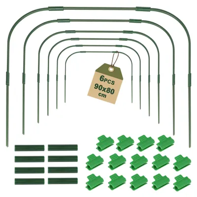 Immagine prodotto di Solidchoice - Set di 6 tunnelini in plastica per la protezione delle piante e l'agricoltura