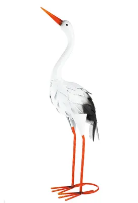 Obrázek produktu pro GILDE Čáp bílý/černý/oranžový, v.58 cm, 69758
