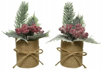 Produktbild von Künstliche Pflanze im Topf dekoratives Schilf 15cm