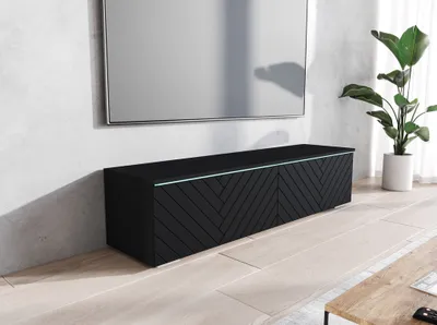 Obrázek produktu pro Lowboard APOLLO II RTV skříňka 140 Cm, police pod TV, komoda MDF, jedle