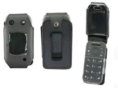 Immagine prodotto di Custodia in pelle con clip da cintura girevole per Nokia 2660 Flip