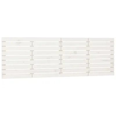 Obrázok produktu pre vidaXL Nástenné čelo Biela 206x3x63 cm Masívne borovicové drevo