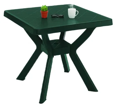 Produktbild von Normandy - Gartentisch, 79x79x72h cm Grün, 4 Plätze  Italy