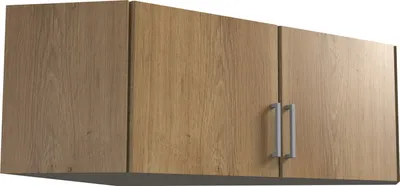 Produktbild von Schrankaufsatz "Click" aus Spanplatte in Plankeneiche-Nachbildung. Abmessungen (B/H/T) 95x40x95 cm