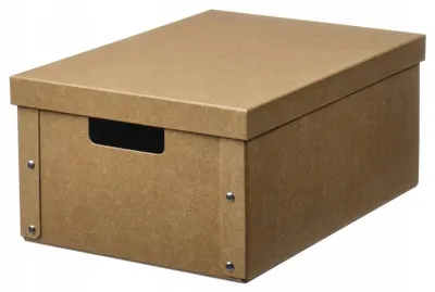 Produktbild von IKEA GARDESGARD Aufbewahrungsbox mit Deckel natur