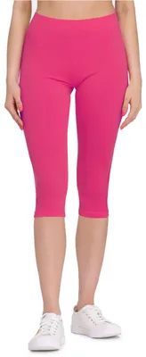 Image de Leggings 3/4 pour femme Bellivalini en viscose BLV50-148 (rose, M)