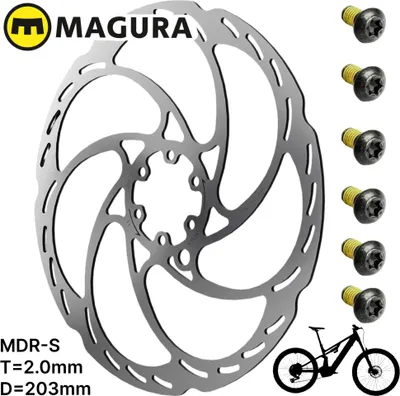 Produktbild von Magura Fahrrad MTB E-Bike Bremsscheibe MDR-S 2.0 6-Loch 203mm