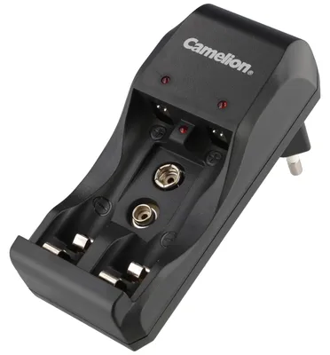 Produktbild von Camelion Stecker-Ladegerät BC-1091 für 1-2 AA oder 1-2 AAA oder 1x 9V Block Ni-MH Akkus