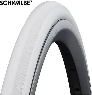 Zdjęcie produktu dla 2 sztuki opon Schwalbe 20-590 SpeedAir, biało-czarne, do wózków inwalidzkich, rozmiar 26x3/4