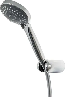 Produktbild von tecuro Wannenset Komfort-100 - mit 3 Funktionen Handbrause, Brauseschlauch 125 cm, Wandhalter 5-fach verstellbar