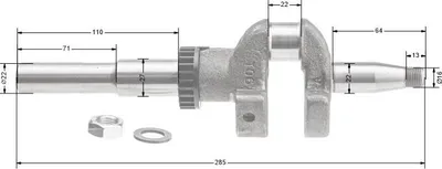 Obrázek produktu pro Klikový hřídel B&S ORIGINÁLNÍ DÍL 793615