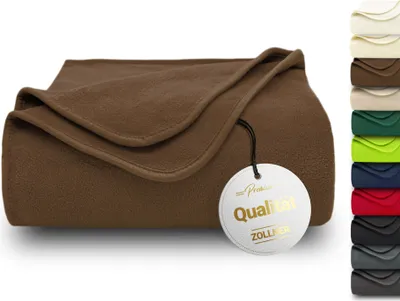 Produktbild von Kuscheldecke, 130x170 cm, Polar-Fleece, braun