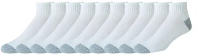 Productafbeelding van Essentials heren sneakersokken van katoen, halfgevuld, 10-pack, wit