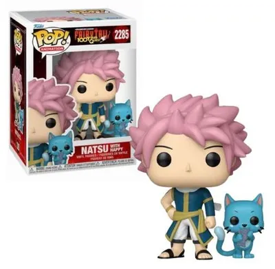 Zdjęcie produktu dla Funko Funko Pop!  Natsu i Happy – (Pop!) Figurka winylowa 2285 Standard Standard