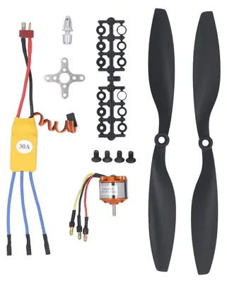 Image de Kit moteur brushless A2212 13T 1000KV et contrôleur de vitesse (ESC) 30A pour quadricoptère RC, compatible avec l'avion 550