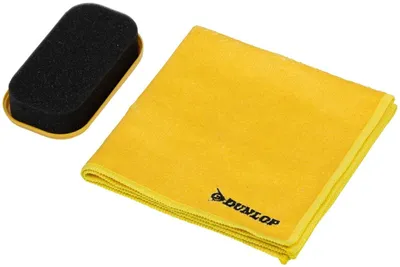 Produktbild von DUNLOP Autoreinigungsset, Mikrofasertuch & Schwamm, 35x35 mm