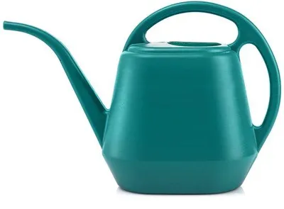 Image de Ibenzoa® Arrosoir robuste en plastique, 4 litres – pour intérieur et extérieur, avec poignée ergonomique, dimensions : 26,7 × 38 × 14 cm