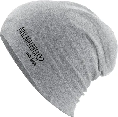 Produktbild von Huuraa Beanie Philadelphia my love Heather Grey One Size Baumwolle und Elasthan Mütze Geschenkidee