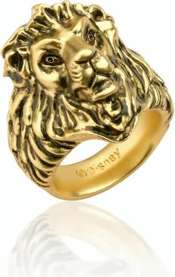 Image de Goebel Couture Kingdom Roi Lion Anneau adulte Simba, bijoux, or jaune, taille 9, 12102241