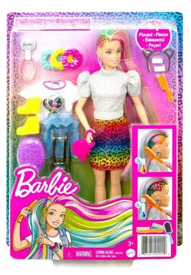 Produktbild von Barbie Modepuppe "Color Reveal" Panterka GRN81 Mattel