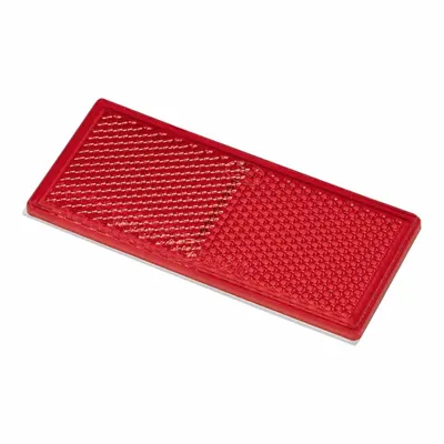 Obrázek produktu pro Samolepící odrazka červená 82x36mm