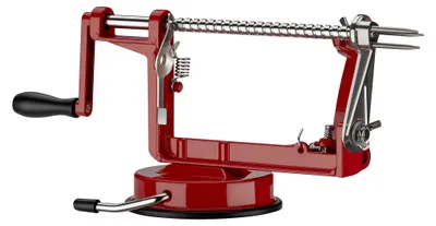 Produktbild von Wiltec Apfelschäler 3 in 1 mit Stahlklingen, Apfelschälmaschine 30 x 10 x 13 cm, Schäler, Entkerner und Schneider, multifunktionale Schälmaschine für Obst und Gemüse, Apfelentkerner und Apfelschneider