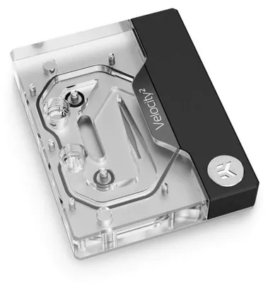 Produktbild von EK Water Blocks 3831109857694, Wasserblock, Nickel, Plexiglas, Schwarz, Transparent, Sockel AM5, 34 mm, 89 mm