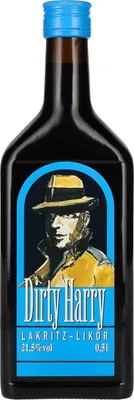 Produktbild von Dirty Harry Lakritz Likör | 21,5 % vol | 0,5 l