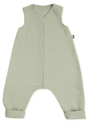Productafbeelding van Julius Zöllner slaapoverall, jumpsuit van mousseline, 0,5 TOG, maat 104 | 100% katoenmousseline