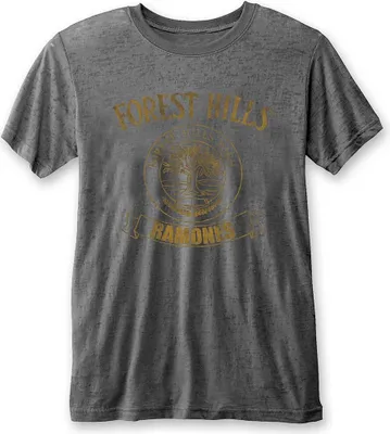 Produktbild von Ramones Forest Hills (Burnout) Charcoal Grey XL T-Shirt