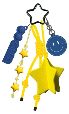 Immagine prodotto di Case&Me Bijoux Charms- Set Di Pendagli Con Icona Tridimensionale Per Borse O Portachiavi