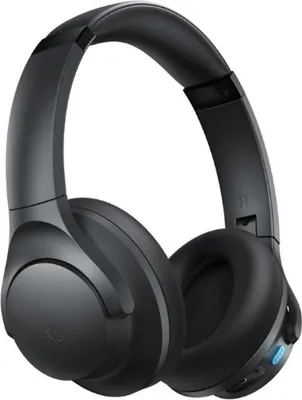 Image de Casque sans fil Bluetooth supra-auriculaire Anker - Basses profondes - 60 heures d'autonomie - Audio Hi-Res - Oreillettes amovibles - Connexion multipoint