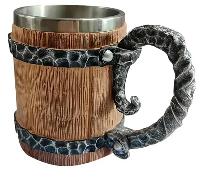 Produktbild von Holzbecher mit Edelstahlinnenleben