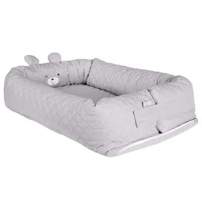 Immagine prodotto di roba baby lounge 'roba Style', nido di coccole con faccia da orso 'Sammy', grigio