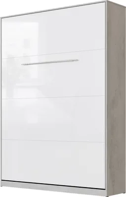 Produktbild von SMARTBett Standard Komfort Lattenrost 140x200 Vertikal Komfort Beton/Weiss Hochglanz