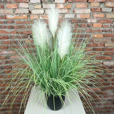 Produktbild von 360Home Simuliertes Schilfrohr Innenbereich Kunstpflanze dekorativ künstliche Pflanze 90cm