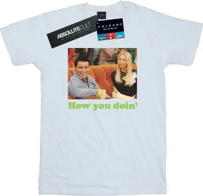 Produktbild von Friends - "How You Doin" T-Shirt für Herren BI25483 (3XL) (Weiß)