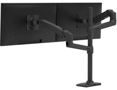 Produktbild von LX Dual Stacking Arm, Tall Pole, Matte Black