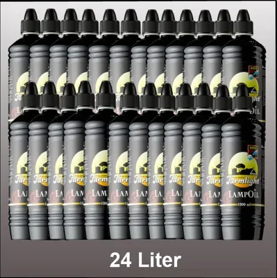 Produktbild von 24 Liter Lampenöl für Öllampen Gartenfackeln Bambusfackeln und Wandfackeln