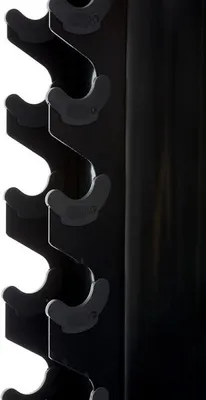 Produktbild von Muscle Power Kurzhantel Turm Schwarz - Platzsparende Hantelablage