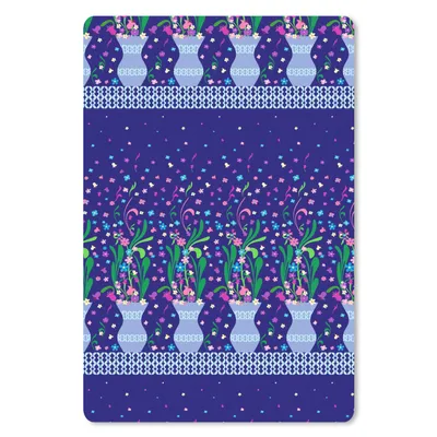 Produktbild von MuchoWow® Mauspad Mousepad Blumen - Muster - Frühling 18x27 cm - Mousepads - Maus Mat - Pad - Mausunterlage